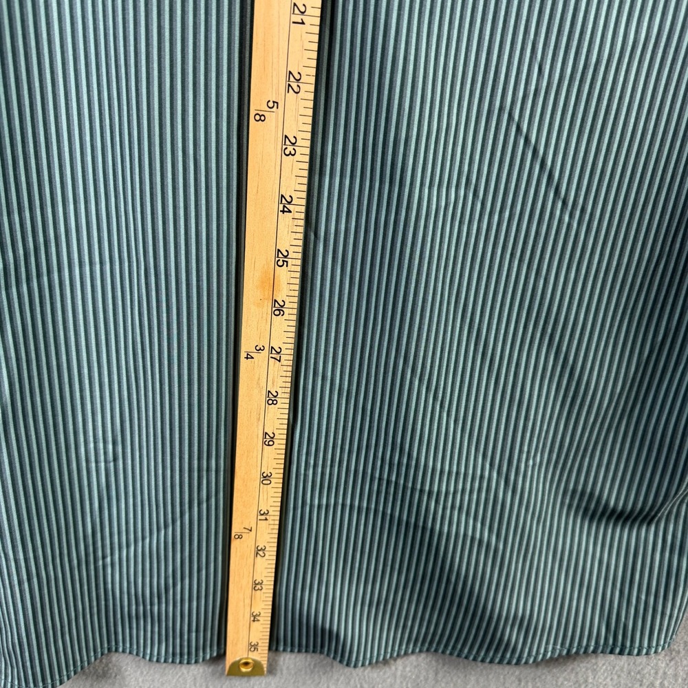 Dixxon Flannel Co The Benny Triple Stripe Green Short Sleeve Button Up Shirt 3X - Picture 8 of 8